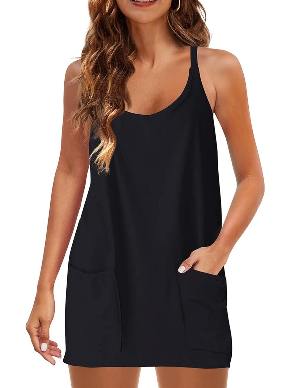 NWT. 3XL Black Romper Dress